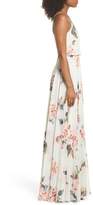 Thumbnail for your product : Jenny Yoo Inesse V-Neck Chiffon Gown