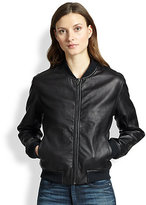 Thumbnail for your product : Rag and Bone 3856 rag & bone/JEAN The Bomber Leather Jacket