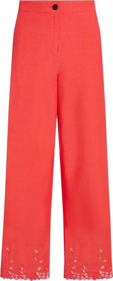 Karl Lagerfeld Paris Embroidered Trousers