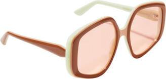 Zimmermann Inconcert Geometric Square Acetate Sunglasses
