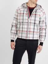 Thumbnail for your product : Moncler Gamme Bleu Checked Hooded Cotton-blend Jacket - Mens - Multi