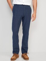 Thumbnail for your product : Old Navy Slim Built-In Flex Rotation Linen-Blend Chino Pants for Men