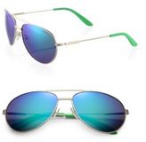 Thumbnail for your product : Carrera Stainless Steel Aviator Sunglasses