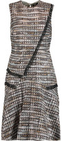 Thumbnail for your product : Raoul Ellery Draped Metallic Tweed Mini Dress