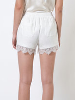 Thumbnail for your product : Gold Hawk lace trim shorts