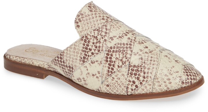 seychelles woven upper mule