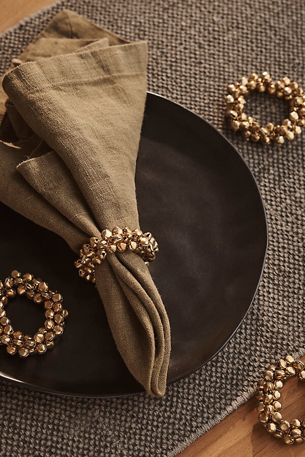 Jingle Bell Napkin Ring Holders