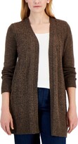 Thumbnail for your product : Karen Scott Petite Open-Front Duster Cardigan, Created for Macy's