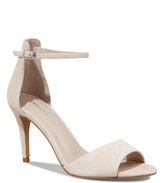 Thumbnail for your product : Express Suede Heeled Runway Sandal