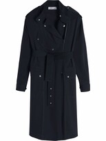 Thumbnail for your product : Victoria Beckham Virgin Wool Trench Coat