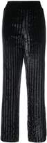 Thumbnail for your product : RtA striped sequined trousers