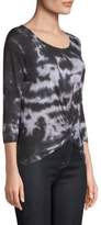 Thumbnail for your product : Red Haute Knot-Front Tie Dye Top
