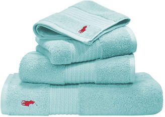 Ralph Lauren Home Player Towel - Aqua - Hand Towel