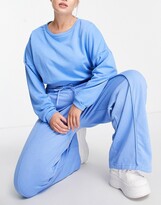 Thumbnail for your product : South Beach Plus wide leg joggers in blue
