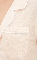 Thumbnail for your product : Steven Alan Women's Multi-Stripe Pajama Shirt-Orange