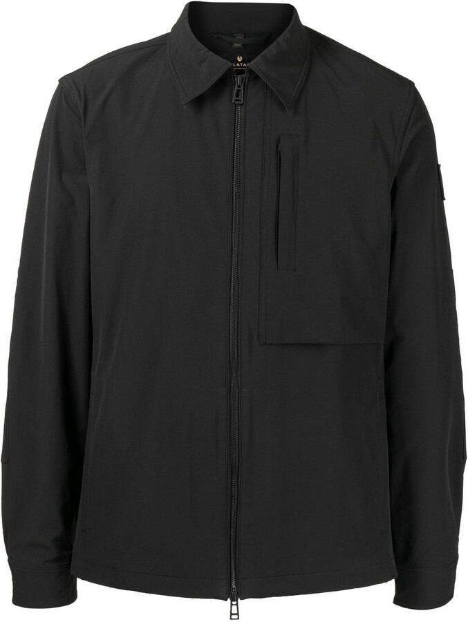 Belstaff Grover zip-up shirt jacket - ShopStyle