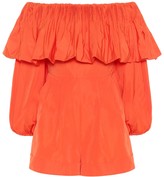 Thumbnail for your product : Valentino cotton-blend playsuit