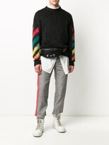 Thumbnail for your product : Off-White Arrows print brushed-effect jumper