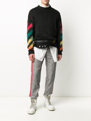 Off-White Arrows print brushed-effect jumper