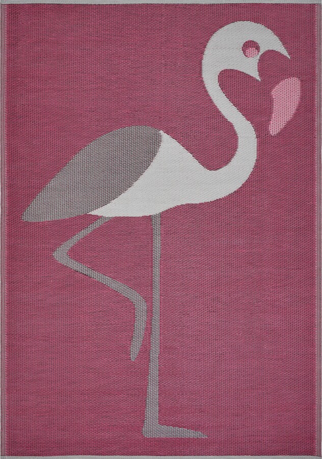 SUMAIYA Tropical Flamingo Indoor / Outdoor Area Rug - 5'x7' - ShopStyle