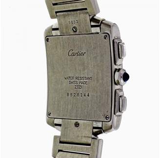 Cartier Tank Francaise 2303 Stainless Steel Quartz 28mm Mens Watch