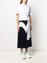 Thumbnail for your product : MSGM Tie-Waist Short-Sleeve Shirt