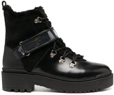 Thumbnail for your product : Valentino Garavani VLOGO shearling boots