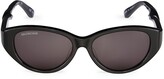 Thumbnail for your product : Balenciaga Twist 55MM Oval Sunglasses