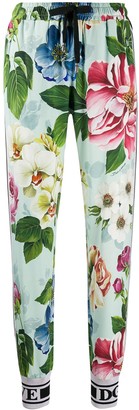 Dolce & Gabbana Floral-Print Track Pants