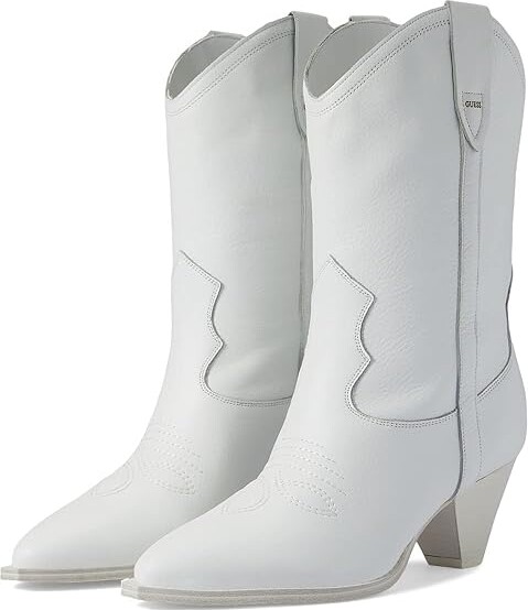 GUESS Women's White Boots with Cash Back | ShopStyle