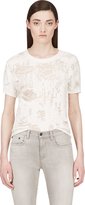 Thumbnail for your product : IRO Ivory Shredded T-Shirt