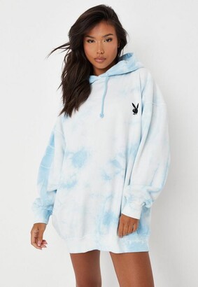 missguided playboy hoodie tie dye Off 79%