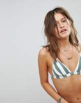 Thumbnail for your product : Tigerlily Striped Terry Toweling Bikini Top