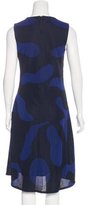 Thumbnail for your product : Christian Dior Abstract Patterned Midi Dress