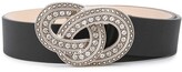 Thumbnail for your product : B-Low the Belt Crystal-Buckle Belt