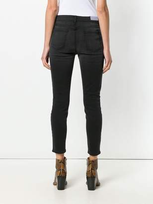 J Brand cropped slim-fit jeans