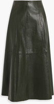 Thumbnail for your product : Iris & Ink Jacqueline leather midi skirt