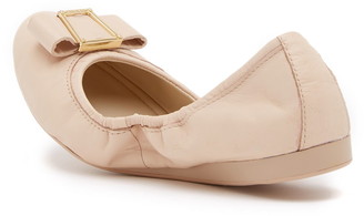 Cole Haan Emory Bow Leather Ballet II Flat