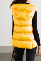 Thumbnail for your product : MONCLER GRENOBLE Resy Hooded Quilted Shell Down Vest - Yellow