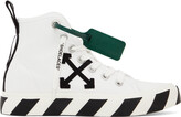 Thumbnail for your product : Off-White White Mid-Top Vulcanized Sneakers