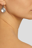 Thumbnail for your product : Bottega Veneta Antiqued sterling silver rock crystal earrings