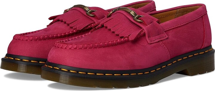 Dr. Martens Adrian Snaffle Shoes Fuchsia Pink : UK 12 (US Men's 13) Medium, Leather