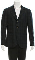 Thumbnail for your product : Brunello Cucinelli Plaid Wool Blazer