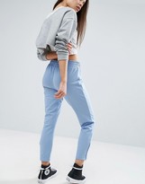 Thumbnail for your product : ASOS Petite PETITE Skinny Marl Track Pants with Zip Sides