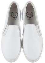 Thumbnail for your product : Del Toro Leather Slip-On Sneakers