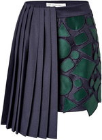 Thumbnail for your product : Mary Katrantzou Wool Jumbar Mini-Skirt