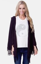 Thumbnail for your product : Rip Curl 'Lazy Day' Hooded Open Sweater (Juniors)