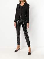 Thumbnail for your product : Moschino Boutique chain-embellished crepe jacket