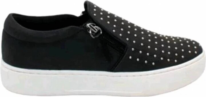 Volatile Women's Studded Slip On Shoes In Black