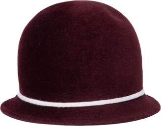 Burgundy Wool Hat